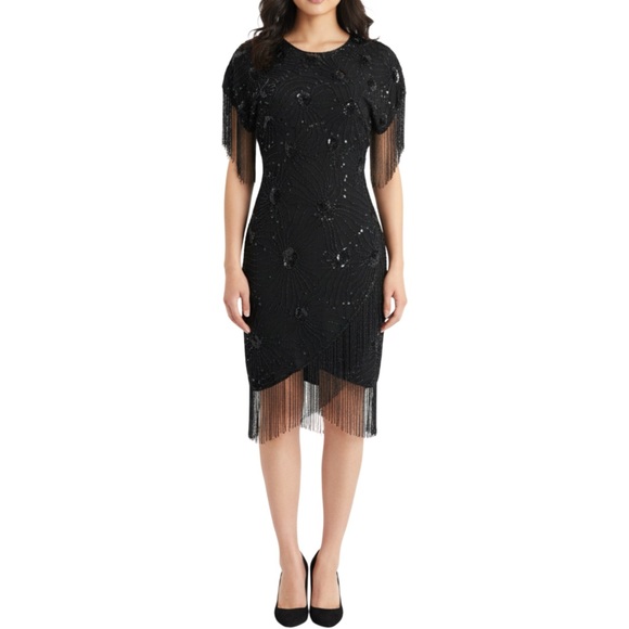 Stenay Dresses & Skirts - Vintage Stenay Beaded Fringe D…